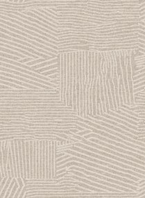 Essentials Carta da parati Furrow - Braun/ Beige