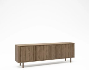 Mobile TV di colore naturale con effetto rovere 180x60,5x35 cm Salma – Marckeric