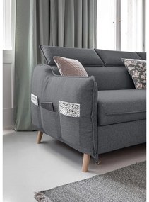 Divano letto angolare grigio scuro (angolo destro) Sweet Harmony - Miuform