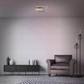 Plafoniera LED moderno Nico, dorato37.5 cm