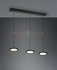Tray sospensione led 30 w  3600 lm, 3.000 k dimmerabile 3 diffusori...