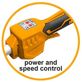 Decespugliatore a Batteria 40V P20S – Brushless, Taglio Erba e Cespugli