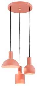 Argon 1469 - Lampadario a sospensione con filo SINES 3xE27/15W/230V arancione