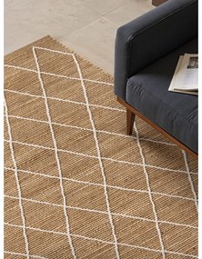 Tappeto di colore naturale in iuta tessuto a mano 120x180 cm Kunu – Hanse Home