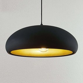 Lampada a sospensione moderna nera con oro - Gerwina