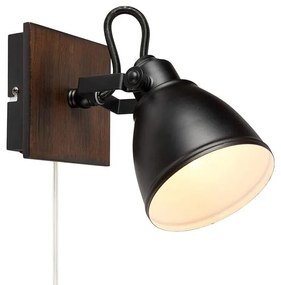 Applique nera, altezza 18,5 cm Native - Markslöjd