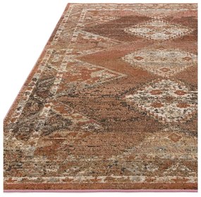 Tappeto rosso-marrone 290x195 cm Zola - Asiatic Carpets