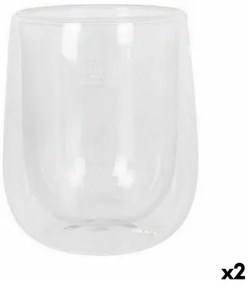 Set di Bicchieri Santa Clara Termico Vetro Borosilicato 2 Pezzi (2 Unità)