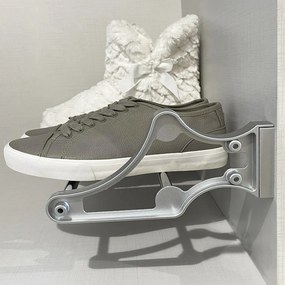 Porta Scarpe Self per Interno Armadio Imballo 1 Pezzo Verniciato Alluminio Acciaio e Emuca...