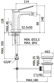 Paffoni Tilt Ti131cr Miscelatore Bidet Senza Sistema Di Scarico Cromo