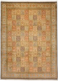 Cashmere Silk Tappeto 250 x 340 Beige (Indian) Annodato A Mano