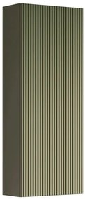 Pensile bagno Opera laccato opaco verde salvia, 1 anta apertura da sinistra P 17 x L 30 x H 80 cm