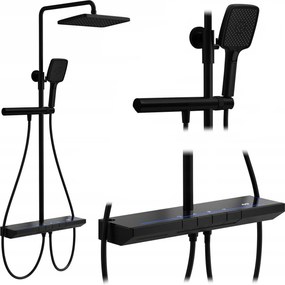 Set doccia con termostato REA Pedro Black