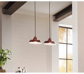 Eglo 49243 - Lampadario AUCKLAND 1xE27/60W/230V