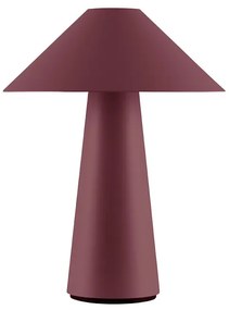 Cannes Portable Lampada da Tavolo IP44 Burgundy - Globen Lighting