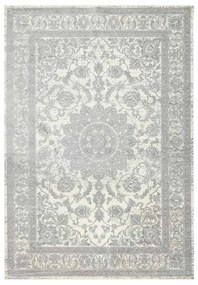 Tappeto in grigio chiaro in misto cotone 140x200 cm Persan – douceur d'intérieur