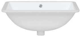 Lavandino da Bagno Bianco 55,5x37,5x19 cm Rettangolare Ceramica