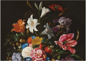 Carta da parati in tessuto non tessuto Golden Age Flowers