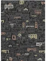 Tapete Mediterranea von Cole and Son - Charcoal/ Metallic