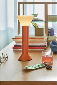 Lampada da tavolo arancione dimmerabile (altezza 30 cm) Flash - Hübsch