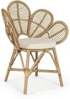 Sedia Flores Naturale (2 Pezzi) - RATTAN