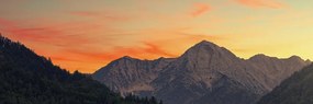 Quadro su tela – Tramonto sulle montagne