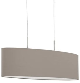 Eglo 31581 - Lampadario a sospensione con filo PASTERI 2xE27/60W/230V
