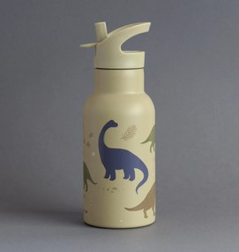 A Little Lovely Company - borraccia in acciaio inox, 350 ml - dinosauri