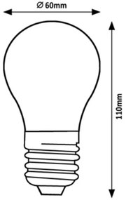 Rabalux 79020 - Lampadina LED FILAMENT A60 E27/7W/230V 4000K