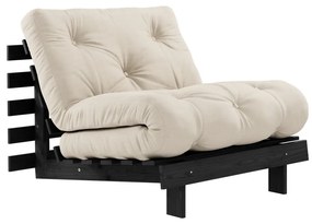 Poltrona beige Roots Black Night - Karup Design