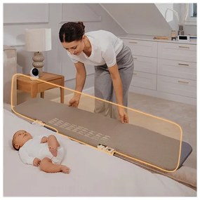 Lionelo - Barriera di sicurezza per letti LORA XL grigio scuro