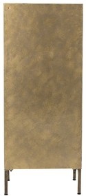 Vetrina dorata in metallo 45x110x40 cm Saone – Bloomingville