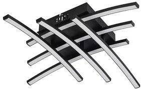 Eglo 79747 - Plafoniera LED BERYL LED/25,2W/230V 4000K nera