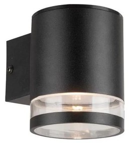 Applique LED solare da esterno LED/1W/3,7V 3000K IP54 nero