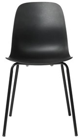 Sedia da pranzo nera Whitby - Unique Furniture