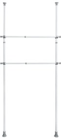 Set di 2 bastoni telescopici per abiti, lunghezza 75 - 120 cm Herkules - Wenko