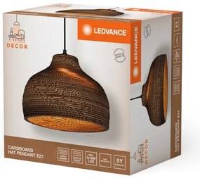 Ledvance - Lampadario a sospensione con filo DECOR CARDBOARD 1xE27/15W/230V diametro 36 cm