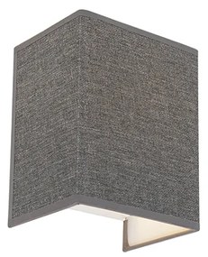 Applique moderna in juta grigia - Vete