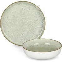 Servizio 24 piatti stoneware fango Nordic Brillo