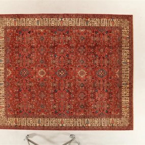 Passatoia Shabarghan M BENUTA in lana multicolore L 150 x L 90 cm