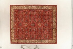Tappeto Shabarghan S orientale in lana, annodato a mano, multicolore, L 120 x L 80 cm