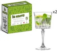 Set 2 calici Mojito RCR Cristalleria Italiana