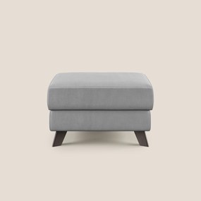 Moon Pouf contenitore e piedini alti in microfibra impermeabile T11