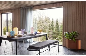 Vasi in vetro fatti a mano bianco/rosa in set di 2 pezzi Candy - Hübsch