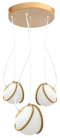 Lampada APP1090-3 CP GOLD WHITE