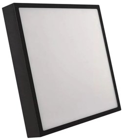 Plafoniera LED LED/28,5W/230V 3000/3500/4000K 30x30 cm nera