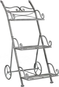 DORIAN - eatagere bianco ossidato