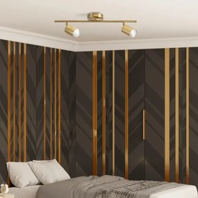 Faretto GOLDI 2xGU10/10W/230V oro