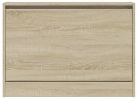 Scarpiera Rovere Sonoma 80x21x57 cm in Legno Multistrato