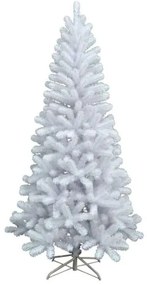 Albero di Natale artificiale innevato Alaska bianco H 210 cm